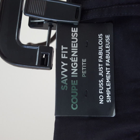 $40 Penningtons 22P Savvy Fit Straight Leg Black Trousers - Picture 5 of 9